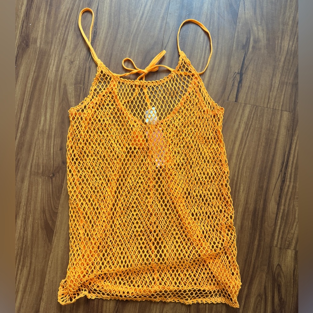 Wild Fable Crochet Mini Swim Cover dress